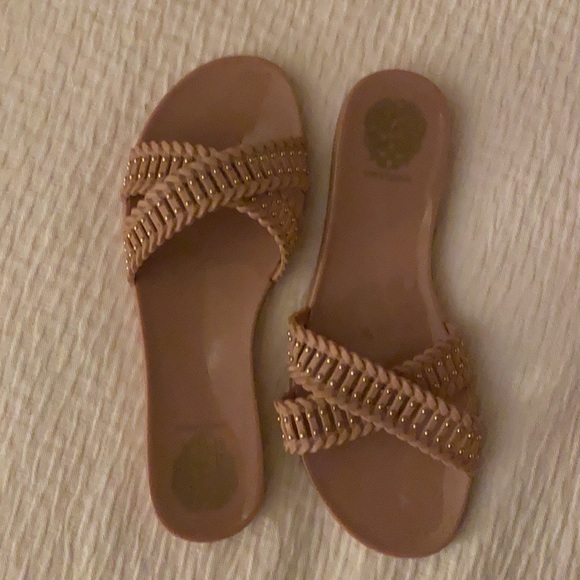 Vince camuto jelly Erinda Slide Sandal size 9blush - Picture 5 of 7